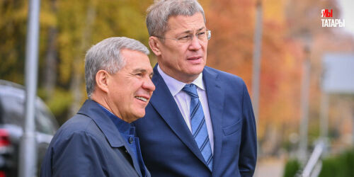 Рустам Минниханов пожелал успехов братскому народу Башкортостана
