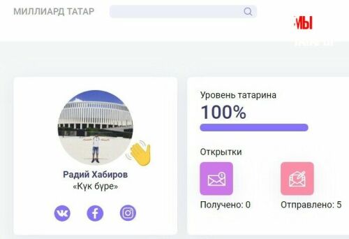 Радий Хабиров возглавил рейтинг татар на сайте milliard.tatar