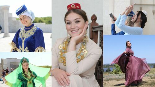 32 татарских красавицы в Болгаре: видеорепортаж
