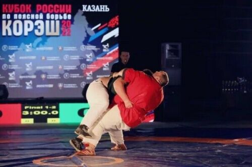 Татарстан стал чемпионом в кубке России по поясной борьбе корэш