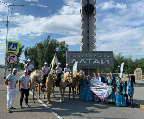 Татарстанские лошади добрались до Алтая