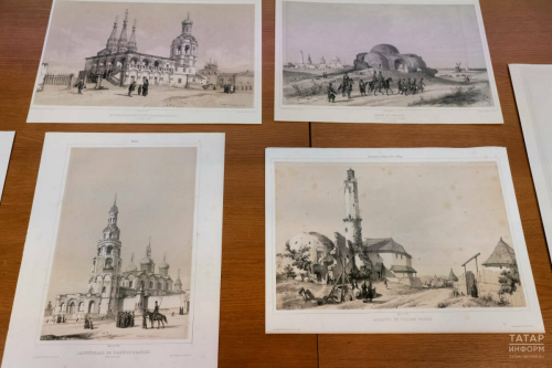 Казанский Кремль приобрел литографии видов Казани и Болгара 1839 года