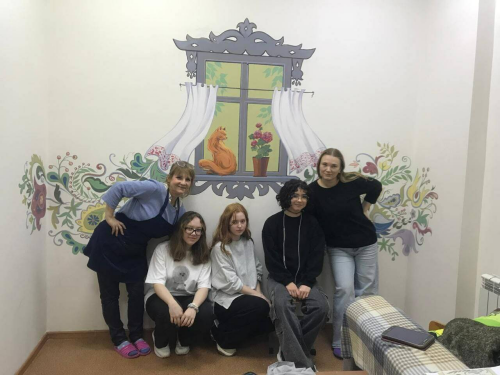 Центр «Новая планета» в Казани украсили татарским орнаментом 