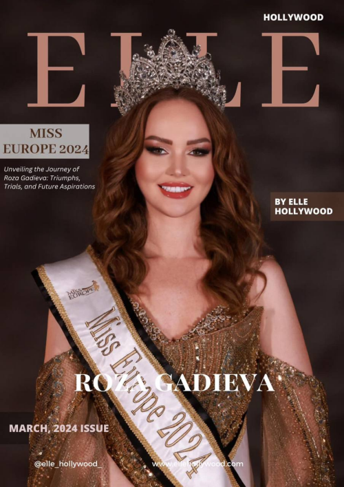 Победительница конкурса Мисс Европа из Татарстана, украсила обложку журнала «ELLE Hollywood»