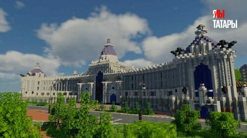 В Майнкрафте начали строить районы Татарстана