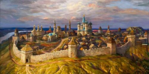 «Третья орда – козанских татар – названа так по замку Козан, стоящему над рекой Волгой у границ Московии»