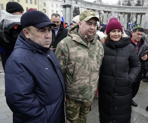 Как татары на СВО встретились с замруководителя администрации главы Башкирии Азатом Бадрановым