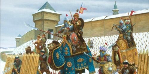 «Захватив город Казань, разрушив ее, перебив все население, город предал огню, и еще все города в окрестности уничтожил таким же образом»