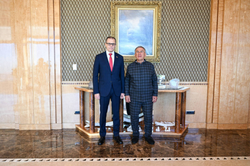 Минниханов встретился с новым генконсулом Беларуси в Казани