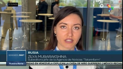 Журналист «Татар-информа» в эфире латиноамериканского TeleSUR рассказала о саммите Россия–АСЕАН в Казани
