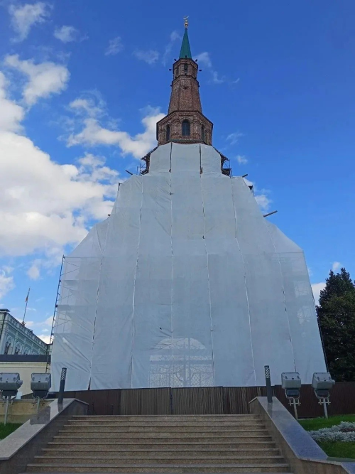 В Казани стартовала реставрация башни Сююмбике: укрепят фундамент и «сошьют» трещины